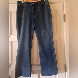 Talbots Flawless 5 Pocket Slimming Bootcut Jeans, Size 16, Curvy Fit, NWT